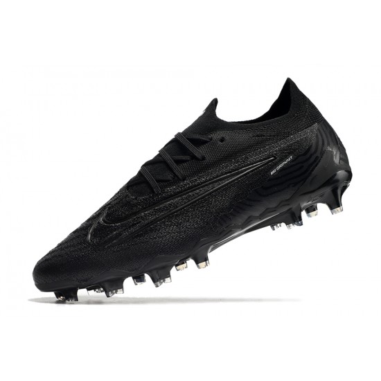 Nike Phantom GX Elite FG Black Low Soccer Cleats