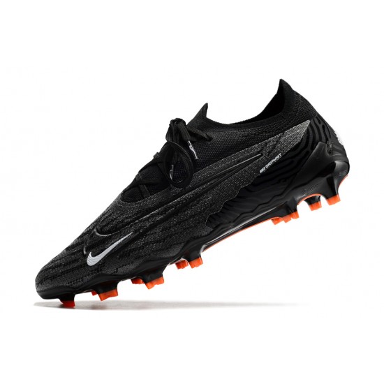 Nike Phantom GX Elite FG Black Orange Soccer Cleats