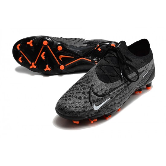 Nike Phantom GX Elite FG Black Orange Soccer Cleats