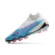 Nike Phantom GX Elite FG Blue White Pink High Soccer Cleats