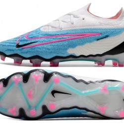 Nike Phantom GX Elite FG Blue White Pink Soccer Cleats