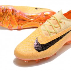 Nike Phantom GX Elite FG Yellow Black Low Soccer Cleats