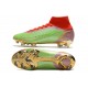 Nike Superfly 8 Elite FG Green Red Gold Soccer Cleats