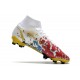 Nike Superfly 8 Elite FG White Black Yellow Red Soccer Cleats