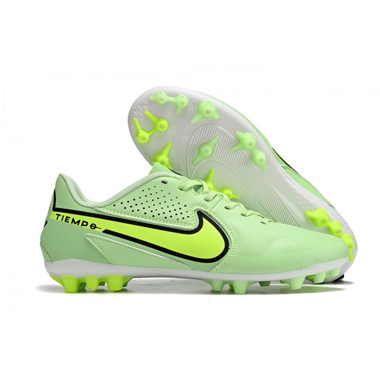 Nike Legend 9 Academy AG Low-Top Green Men Soccer Cleats 