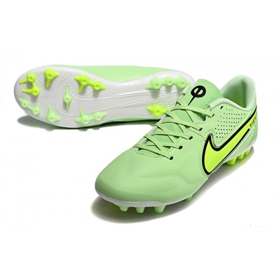 Nike Legend 9 Academy AG Low-Top Green Men Soccer Cleats 