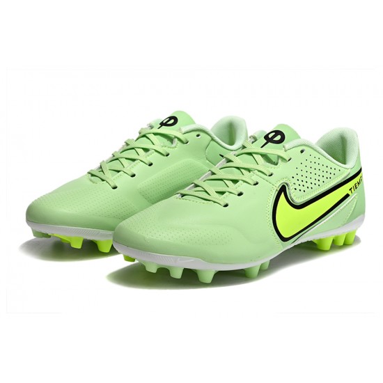 Nike Legend 9 Academy AG Low-Top Green Men Soccer Cleats 