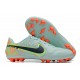 Nike Legend 9 Academy AG Low-Top Turqoise Orange Men Soccer Cleats 