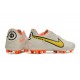 Nike Legend 9 Academy AG Low-Top White Orange Men Soccer Cleats 