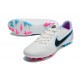 Nike Legend 9 Academy AG Low-Top White Purple Blue Men Soccer Cleats