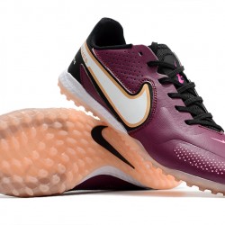 Nike React Tiempo Legend 9 Pro TF Low-Top Purple Pink Men Soccer Cleats 
