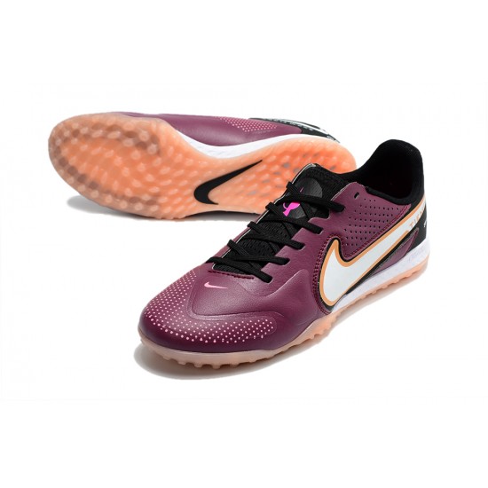 Nike React Tiempo Legend 9 Pro TF Low-Top Purple Pink Men Soccer Cleats 