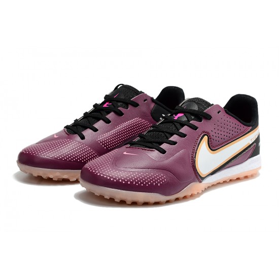 Nike React Tiempo Legend 9 Pro TF Low-Top Purple Pink Men Soccer Cleats