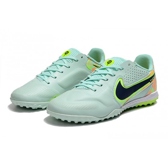 Nike React Tiempo Legend 9 Pro TF Low-Top Turqoise Green Men Soccer Cleats