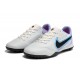 Nike React Tiempo Legend 9 Pro TF Low-Top White Purple Black Men Soccer Cleats 