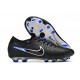 Nike Tiempo Legend 10 Elite FG Low-Top Black Blue White Men Soccer Cleats