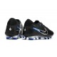 Nike Tiempo Legend 10 Elite FG Low-Top Black Blue White Men Soccer Cleats