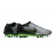 Nike Tiempo Legend 10 Elite FG Low-Top Sliver Green Black Men Soccer Cleats 