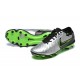 Nike Tiempo Legend 10 Elite FG Low-Top Sliver Green Black Men Soccer Cleats 