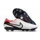 Nike Tiempo Legend 10 Elite FG Low-Top White Red Blue Men Soccer Cleats