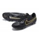 Nike Tiempo Legend 9 Elite FG Low-Top Black Men Soccer Cleats 