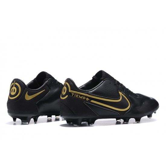 Nike Tiempo Legend 9 Elite FG Low-Top Black Men Soccer Cleats