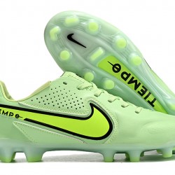 Nike Tiempo Legend 9 Elite FG Low-Top Green Men Soccer Cleats 