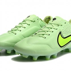 Nike Tiempo Legend 9 Elite FG Low-Top Green Men Soccer Cleats 