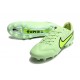 Nike Tiempo Legend 9 Elite FG Low-Top Green Men Soccer Cleats 