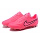 Nike Tiempo Legend 9 Elite FG Low-Top Pink Men Soccer Cleats 