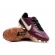 Nike Tiempo Legend 9 Elite FG Low-Top Purple Brown Men Soccer Cleats