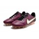 Nike Tiempo Legend 9 Elite FG Low-Top Purple Brown Men Soccer Cleats