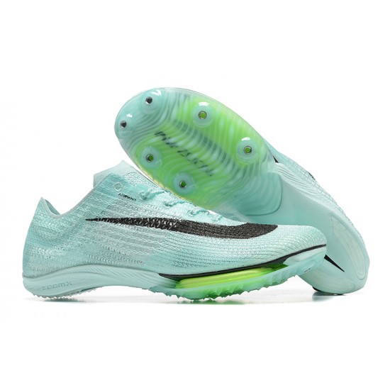 Nike Air Zoom Victory Green Black Track Field Spikes For Men Low-top Football Cleats