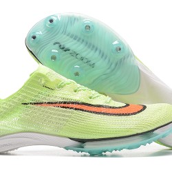 Nike Air Zoom Victory Orange Green Blue Track Field Spikes For Men Low-top Football Cleats 