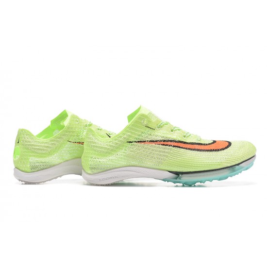 Nike Air Zoom Victory Orange Green Blue Track Field Spikes For Men Low-top Football Cleats 