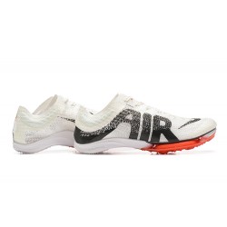 Nike Air Zoom Victory White Black Red Track Field Spikes For Men Low-top Football Cleats 