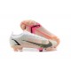 Nike Mercurial Vapor 14 Elite FG White Black Yellow Low-top For Men Soccer Cleats 