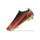 Nike Mercurial Vapor Xiv Elite FG Deepwine Gold Black Low-top For Men Soccer Cleats 