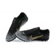 Nike Vapor 13 Pro TF Black Gold White Low-top For Men Soccer Cleats