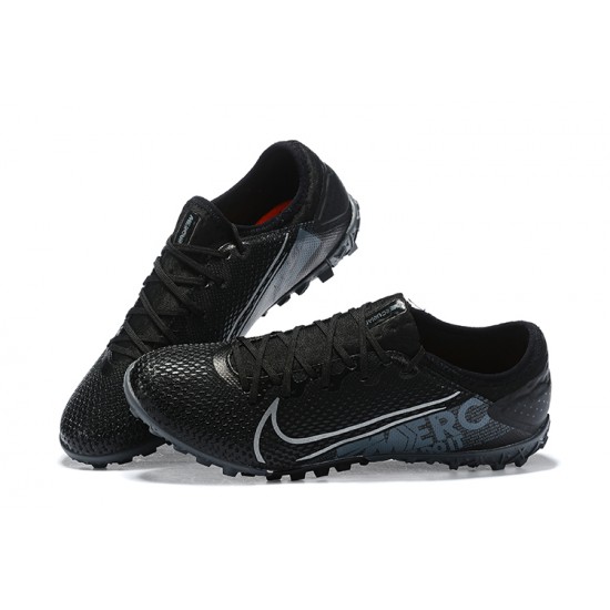 Nike Vapor 13 Pro TF Gray Black Low-top For Men Soccer Cleats