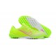 Nike Vapor 13 Pro TF LightGreen Pink White Low-top For Men Soccer Cleats 