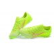 Nike Vapor 13 Pro TF LightGreen Pink White Low-top For Men Soccer Cleats 