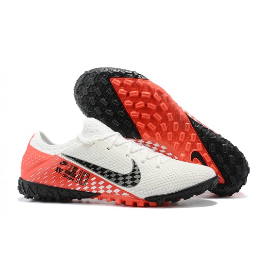 Nike Vapor 13 Pro TF LightRed White Low-top For Men Soccer Cleats