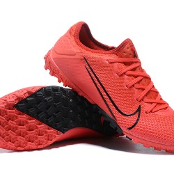 Nike Vapor 13 Pro TF Red Black Low-top For Men Soccer Cleats 