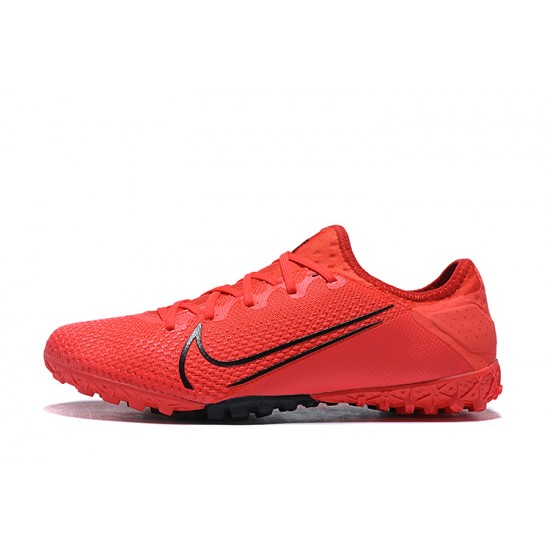 Nike Vapor 13 Pro TF Red Black Low-top For Men Soccer Cleats