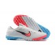 Nike Vapor 13 Pro TF White Blue Pink Low-top For Men Soccer Cleats