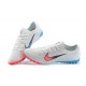 Nike Vapor 13 Pro TF White Blue Pink Low-top For Men Soccer Cleats