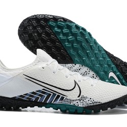 Nike Vapor 13 Pro TF White Green Black Low-top For Men Soccer Cleats 