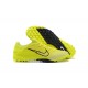 Nike Vapor 13 Pro TF Yellow Black Low-top For Men Soccer Cleats