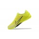 Nike Vapor 13 Pro TF Yellow Black Low-top For Men Soccer Cleats